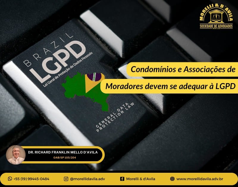 Featured image for “CONDOMÍNIOS E ASSOCIAÇÕES DE MORADORES DEVEM SE ADEQUAR À LGPD”