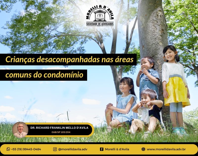 Featured image for “CRIANÇAS DESACOMPANHADAS NAS ÁREAS COMUNS DO CONDOMÍNIO”