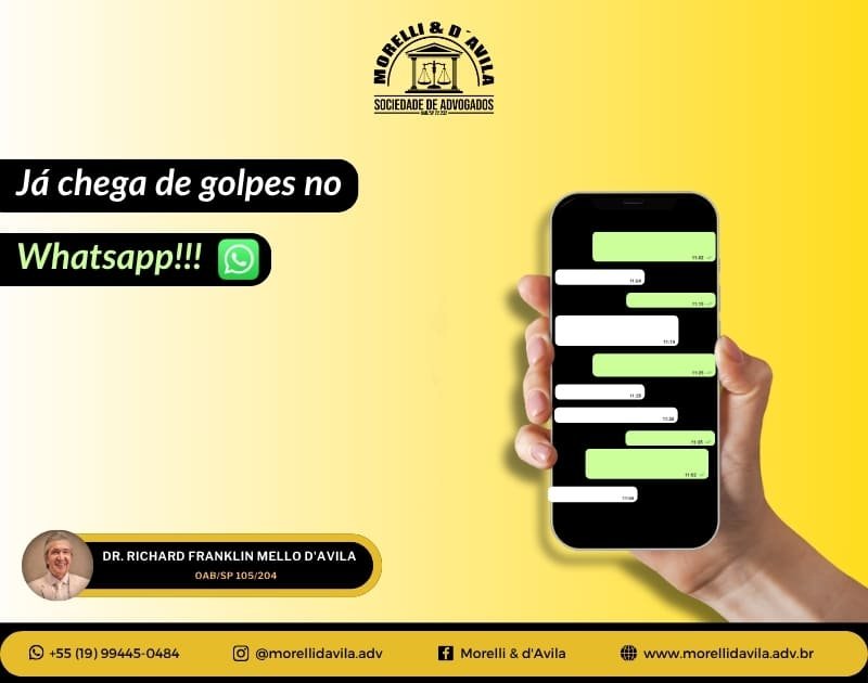 Featured image for “JÁ CHEGA DE GOLPES NO WHATSAPP!!!”