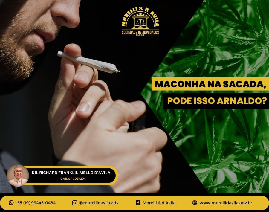 Featured image for “O CACHIMBO NEM SEMPRE É DA PAZ! MACONHA NA SACADA – PODE ISSO ARNALDO?”