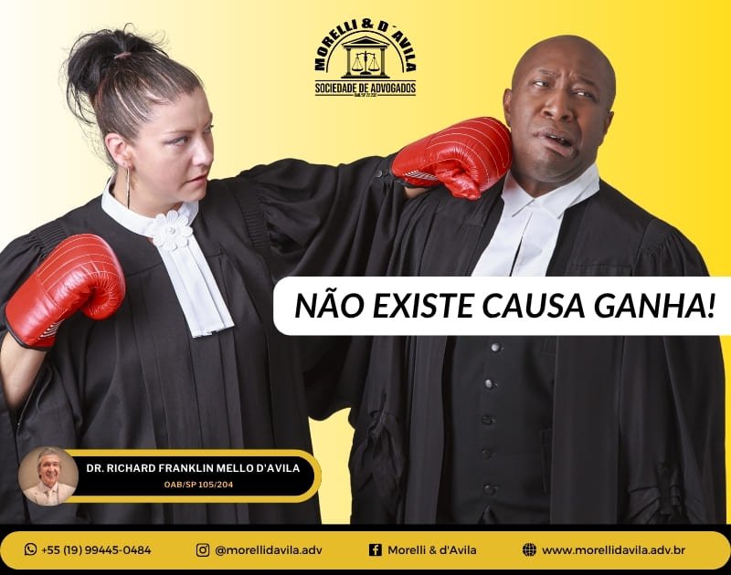 Featured image for “NÃO EXISTE CAUSA GANHA!”
