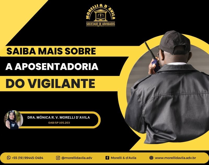 Featured image for “SAIBA MAIS SOBRE A APOSENTADORIA DO VIGILANTE”