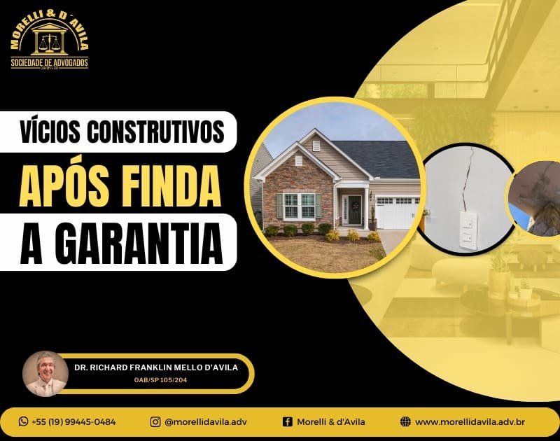 Featured image for “VÍCIOS CONSTRUTIVOS APÓS FINDA A GARANTIA”