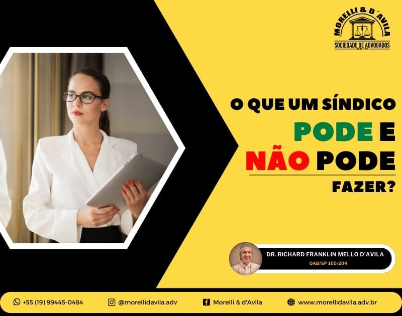 Featured image for “O QUE UM SÍNDICO PODE E NÃO PODE FAZER?”