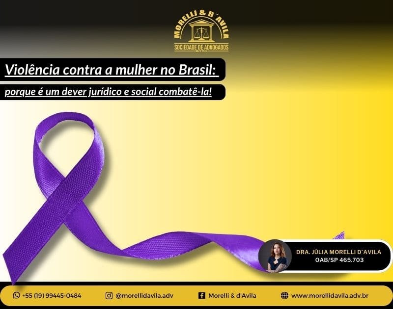 Featured image for “Violência contra a mulher no Brasil: porque é um dever jurídico e social combatê-la!”