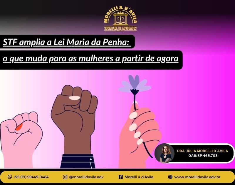 Featured image for “STF amplia a Lei Maria da Penha: o que muda para as mulheres a partir de agora”